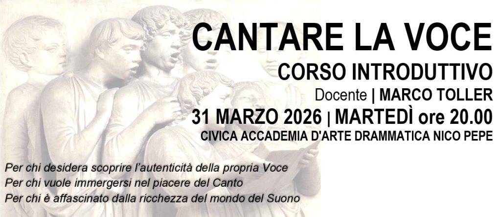 Corso Introduttivo di Cantare la Voce